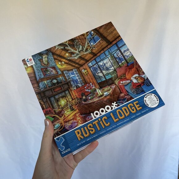Rustic Lodge 1000-Piece Puzzle By Ceaco - Picture 1 of 6